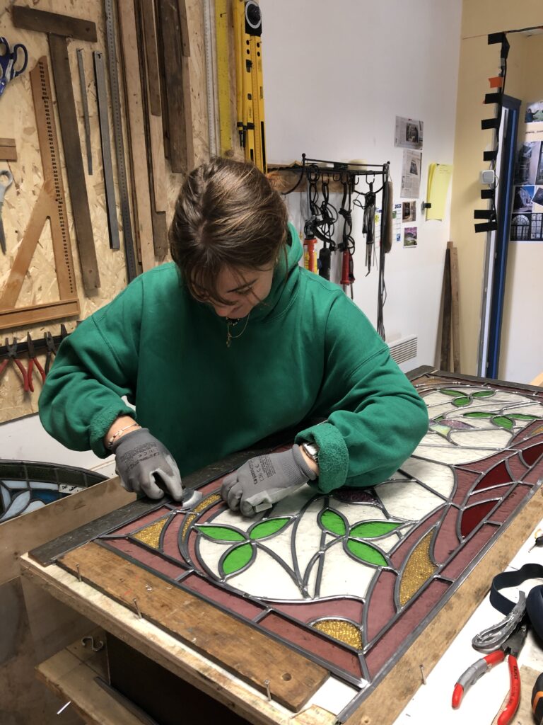 Restauration de vitraux pour un particulier